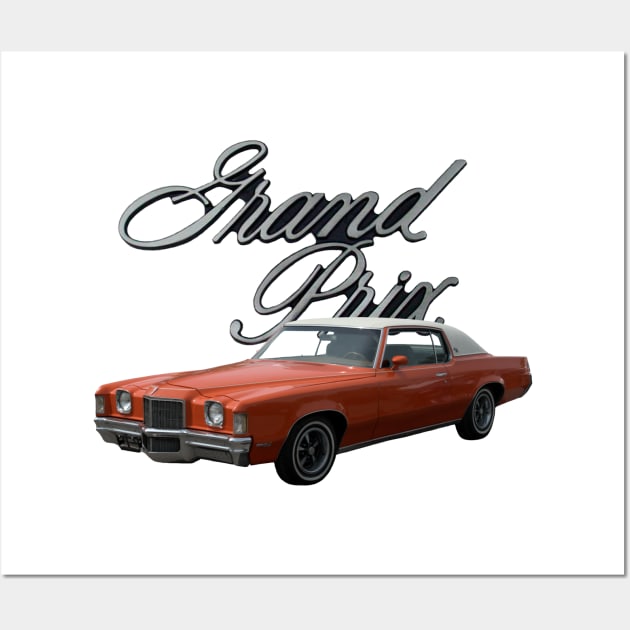 1971 Pontiac Grand Prix Wall Art by Permages LLC